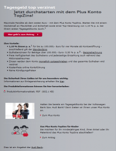 Audi Bank Tagesgeld Testbericht Und Erfahrungen 2020