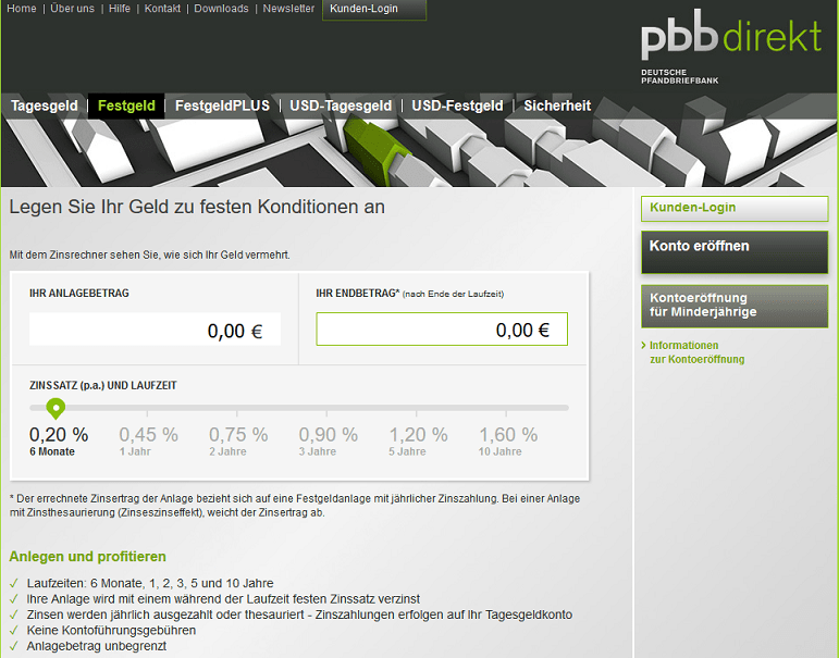 Pbb Direkt Festgeld Testbericht Und Erfahrungen 2020